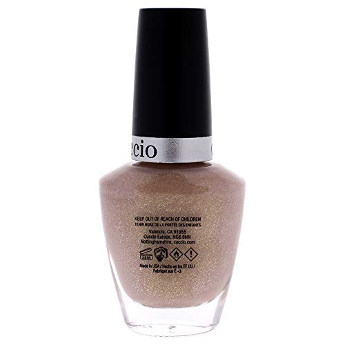 Cuccio Los Angeles Luscious | Colour Light Brown with Gold Shimmer | 13ml | Long Lasting, Glossy, Vegan | Parben Free | No Yellowing | FREE from harmful Chemicals