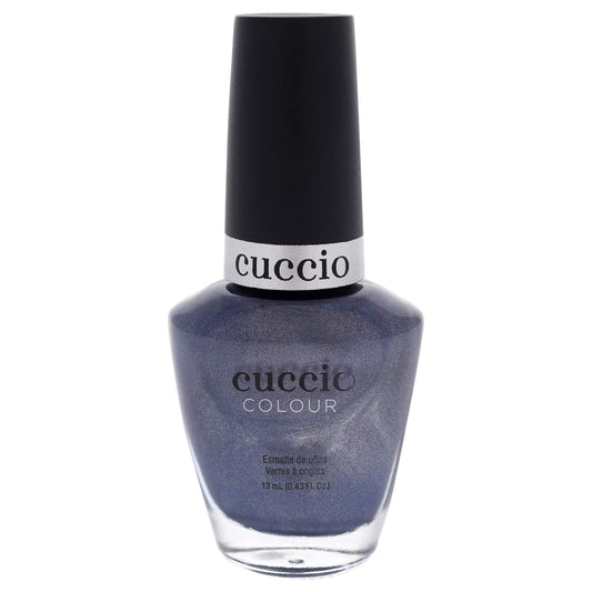 Cuccio Colour Nail Polish - Nantucket Navy - Nail Lacquer for Manicures & Pedicures, Full Coverage - Quick Drying, Long Lasting, High Shine - Cruelty, Gluten, Formaldehyde & 10 Free - 0.43 oz, blue