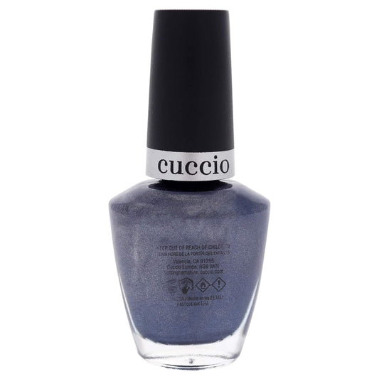 Cuccio Colour Nail Polish - Nantucket Navy - Nail Lacquer for Manicures & Pedicures, Full Coverage - Quick Drying, Long Lasting, High Shine - Cruelty, Gluten, Formaldehyde & 10 Free - 0.43 oz, blue