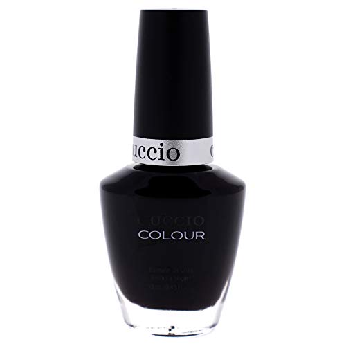 Cuccio Romania After Dark | Colour Deep Burgundy | 13ml | Long Lasting, Glossy, Vegan | Parben Free | No Yellowing | FREE from harmful Chemicals