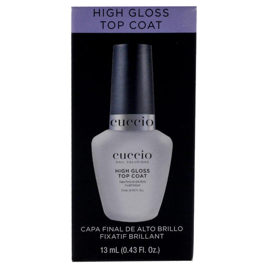 Cuccio Color Top Nail Coat, High Gloss Top Coat.43 Ounce