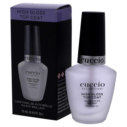 Cuccio Color Top Nail Coat, High Gloss Top Coat.43 Ounce