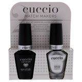 Cuccio Matchmaker - Colour Nail Lacquer & Veneer Gel Polish - Nights in Napoli - For Manicures & Pedicures, Full Coverage - Long Lasting, High Shine - Cruelty, Formaldehyde & Toluene Free - 2 pc