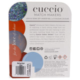 Cuccio Matchmaker - Colour Nail Lacquer & Veneer Gel Polish - Beijing Night Glow - For Manicures & Pedicures, Full Coverage - Long Lasting, High Shine - Cruelty, Formaldehyde & Toluene Free - 2 pc