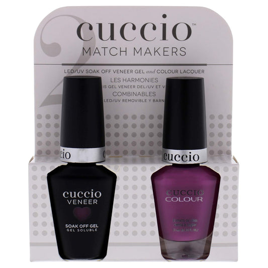 Cuccio Match Makers Set - Argentinian Aubergine 2 Pc, 2count