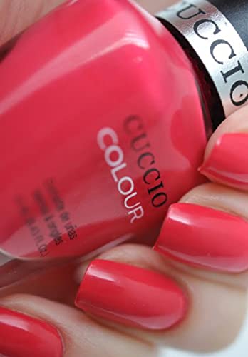 Cuccio Singapore Sling | Rainbow Nail Polish | 13ml | Long Lasting, Glossy, Vegan | Paraben Free | No Yellowing | FREE from Harmful Chemicals (Costa Rican Sunset)