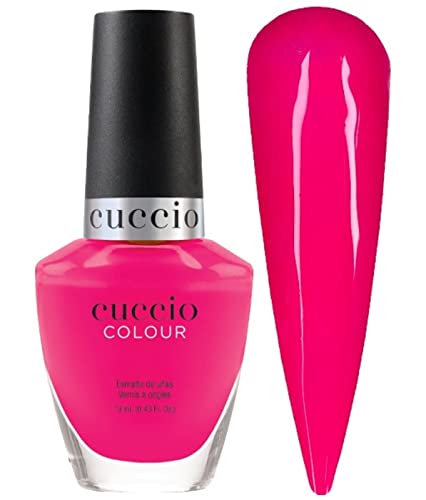 Cuccio We Got the Beat | Neon Nail Polish | 13ml | Long Lasting, Glossy, Vegan | Paraben Free | No Yellowing | FREE from Harmful Chemicals