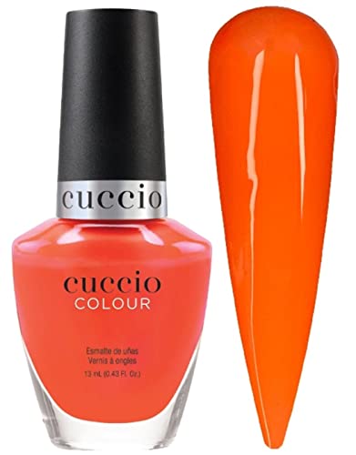 Cuccio Paradise City | Neon Nail Polish | 13ml | Long Lasting, Glossy, Vegan | Paraben Free | No Yellowing | FREE from Harmful Chemicals