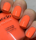 Cuccio Paradise City | Neon Nail Polish | 13ml | Long Lasting, Glossy, Vegan | Paraben Free | No Yellowing | FREE from Harmful Chemicals