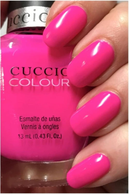 Cuccio She Rocks | Neon Nail Polish | 13ml | Long Lasting, Glossy, Vegan | Paraben Free | No Yellowing | FREE from Harmful Chemicals