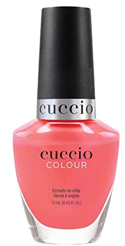 Cuccio Once in a Lifetime | Neon Nail Polish | 13ml | Long Lasting, Glossy, Vegan | Paraben Free | No Yellowing | FREE from Harmful Chemicals