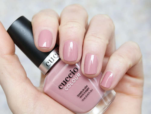 Cuccio I Desire | Nude Nail Polish | 13ml | Long Lasting, Glossy, Vegan | Paraben Free | No Yellowing | FREE from Harmful Chemicals