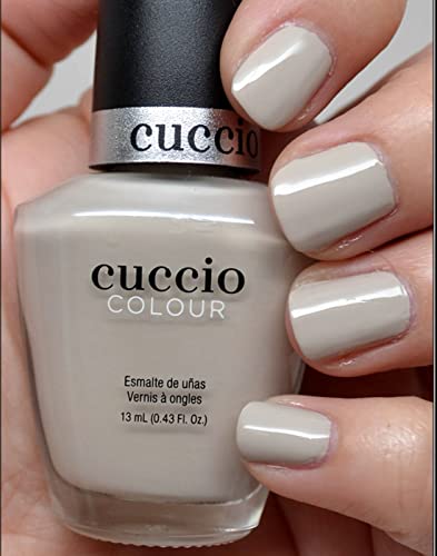 Cuccio Not Right, Meow | Nude Nail Polish | 13ml | Long Lasting, Glossy, Vegan | Paraben Free | No Yellowing | FREE from Harmful Chemicals