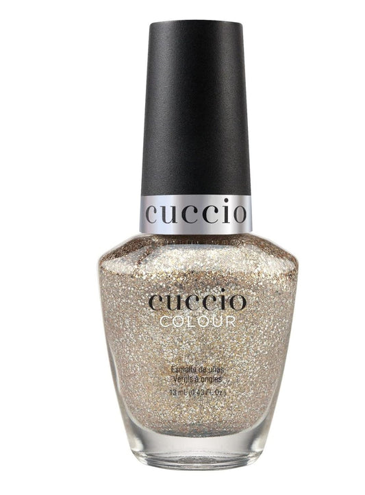 Cuccio Cuppa Cuccio | Glitter Nail Polish | 13ml | Long Lasting, Glossy, Vegan | Paraben Free | No Yellowing | FREE from Harmful Chemicals