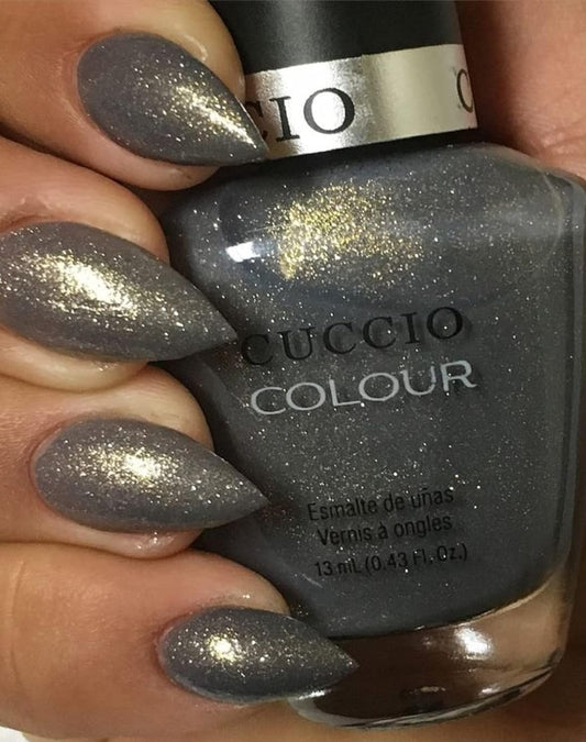 Cuccio Grey's Anatomy | Shimmer Nail Polish | 13ml | Long Lasting, Glossy, Vegan | Paraben Free | No Yellowing | FREE from Harmful Chemicals