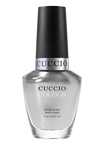 Cuccio Hong Kong Harbor | Shimmer Nail Polish | 13ml | Long Lasting, Glossy, Vegan | Paraben Free | No Yellowing | FREE from Harmful Chemicals