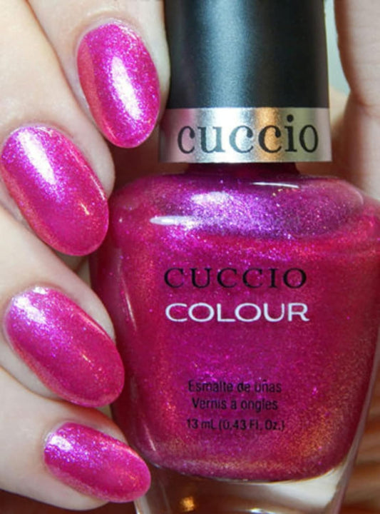 Cuccio Femme Fatale | Shimmer Nail Polish | 13ml | Long Lasting, Glossy, Vegan | Paraben Free | No Yellowing | FREE from Harmful Chemicals