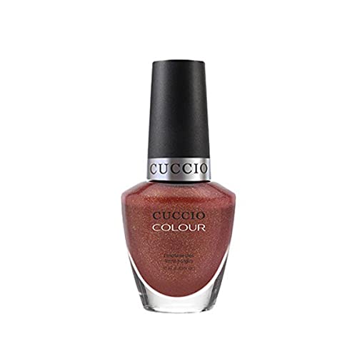 Cuccio Blush Hour | Shimmer Nail Polish | 13ml | Long Lasting, Glossy, Vegan | Paraben Free | No Yellowing | FREE from Harmful Chemicals