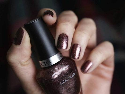 Cuccio Coffee, Tea or Me? | Shimmer Nail Polish | 13ml | Long Lasting, Glossy, Vegan | Paraben Free | No Yellowing | FREE from Harmful Chemicals