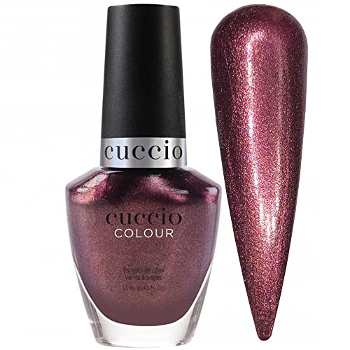 Cuccio Getting Into Trouffle | Shimmer Nail Polish | 13ml | Long Lasting, Glossy, Vegan | Paraben Free | No Yellowing | FREE from Harmful Chemicals