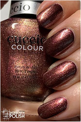 Cuccio Getting Into Trouffle | Shimmer Nail Polish | 13ml | Long Lasting, Glossy, Vegan | Paraben Free | No Yellowing | FREE from Harmful Chemicals