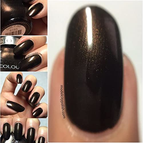 Cuccio Duke it Out | Shimmer Nail Polish | 13ml | Long Lasting, Glossy, Vegan | Paraben Free | No Yellowing | FREE from Harmful Chemicals