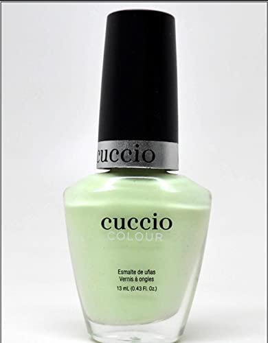 Cuccio Pistachio Sorbet | Pastel Nail Polish | 13ml | Long Lasting, Glossy, Vegan | Paraben Free | No Yellowing | FREE from Harmful Chemicals