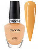 Cuccio Peach Sorbet | Pastel Nail Polish | 13ml | Long Lasting, Glossy, Vegan | Paraben Free | No Yellowing | FREE from Harmful Chemicals