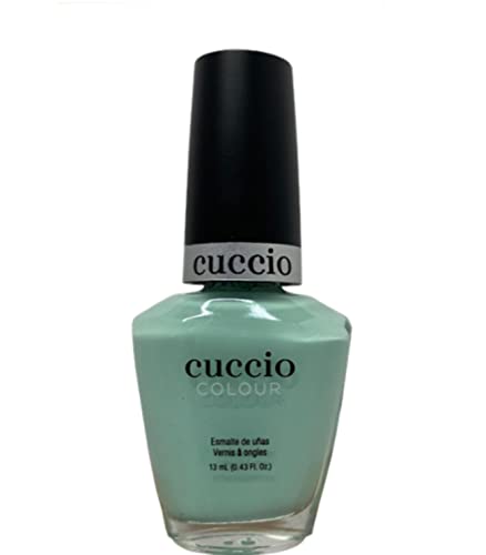 Cuccio Mint Sorbet | Pastel Nail Polish | 13ml | Long Lasting, Glossy, Vegan | Paraben Free | No Yellowing | FREE from Harmful Chemicals