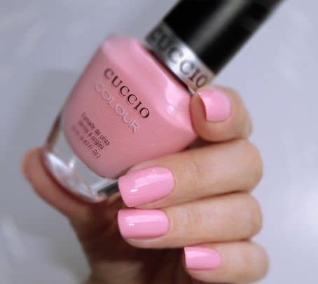 Cuccio Pinky Swear | Pastel Nail Polish | 13ml | Long Lasting, Glossy, Vegan | Paraben Free | No Yellowing | FREE from Harmful Chemicals