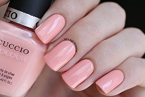 Cuccio Life's a Peach | Pastel Nail Polish | 13ml | Long Lasting, Glossy, Vegan | Paraben Free | No Yellowing | FREE from Harmful Chemicals