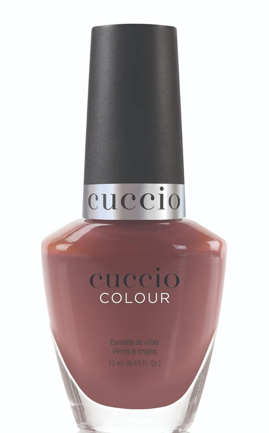 Cuccio Hot Chocolate, Cold Days | Crème Nail Polish | 13ml | Long Lasting, Glossy, Vegan | Paraben Free | No Yellowing | FREE from Harmful Chemicals