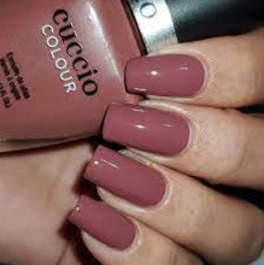 Cuccio Hot Chocolate, Cold Days | Crème Nail Polish | 13ml | Long Lasting, Glossy, Vegan | Paraben Free | No Yellowing | FREE from Harmful Chemicals