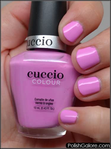 Cuccio Lavender Sorbet | Crème Nail Polish | 13ml | Long Lasting, Glossy, Vegan | Paraben Free | No Yellowing | FREE from Harmful Chemicals