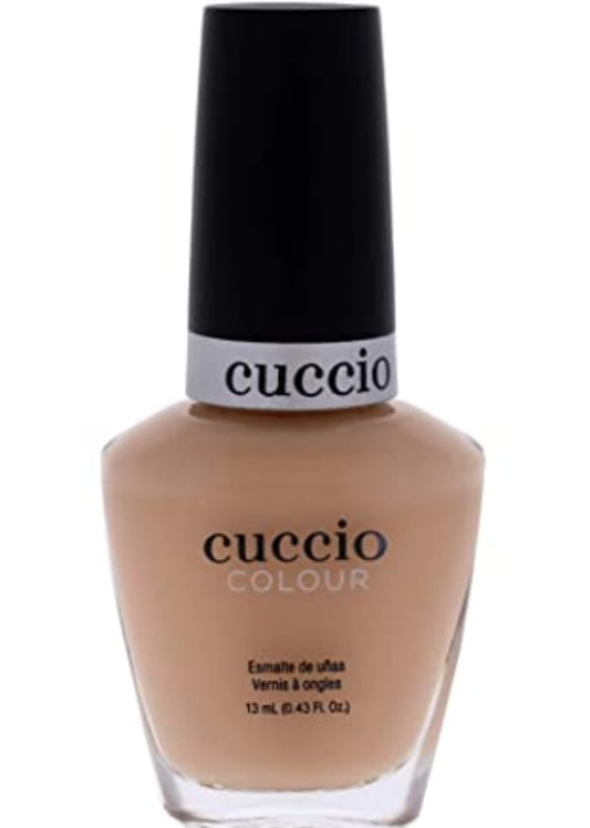 Cuccio Gazing in Genoa | French Nail Polish | 13ml | Long Lasting, Glossy, Vegan | Paraben Free | No Yellowing | FREE from Harmful Chemicals