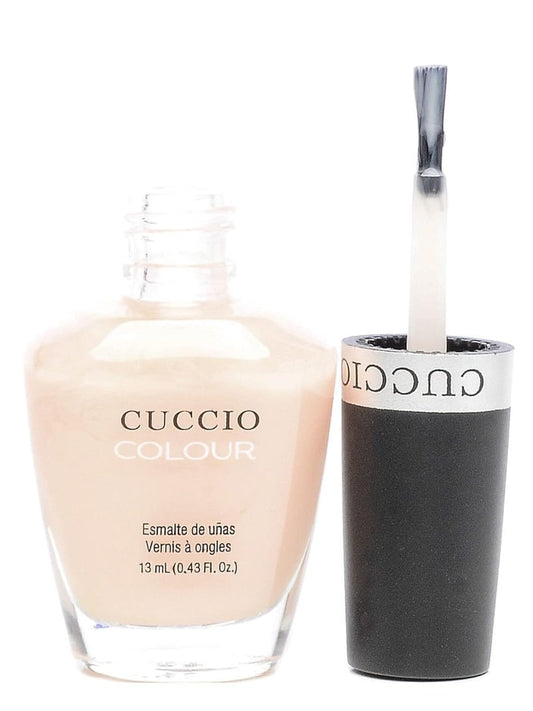 Cuccio Gazing in Genoa | French Nail Polish | 13ml | Long Lasting, Glossy, Vegan | Paraben Free | No Yellowing | FREE from Harmful Chemicals