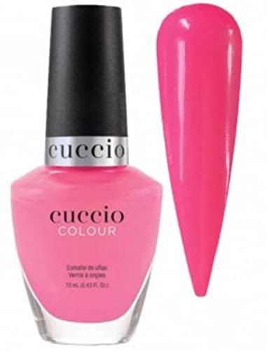 Cuccio Pink Cadillac | French Nail Polish | 13ml | Long Lasting, Glossy, Vegan | Paraben Free | No Yellowing | FREE from Harmful Chemicals