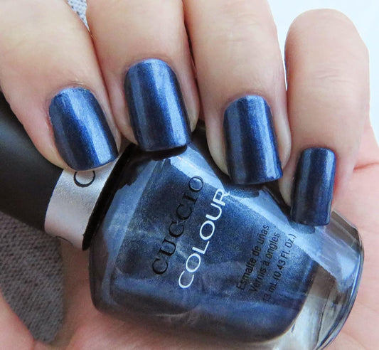 Cuccio Nantucket Navy | Glossy Rainbow Nail Polish | 13ml | Long Lasting, Glossy, Vegan | Paraben Free | No Yellowing | FREE from Harmful Chemicals