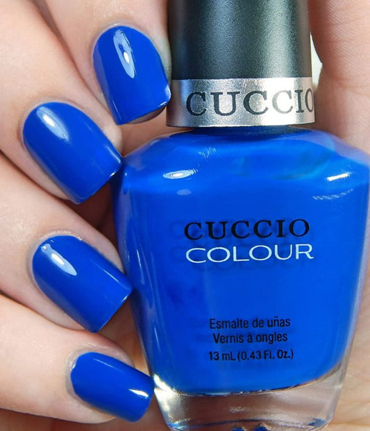 Cuccio Got The Navy Blues | Glossy Rainbow Nail Polish | 13ml | Long Lasting, Glossy, Vegan | Paraben Free | No Yellowing | FREE from Harmful Chemicals