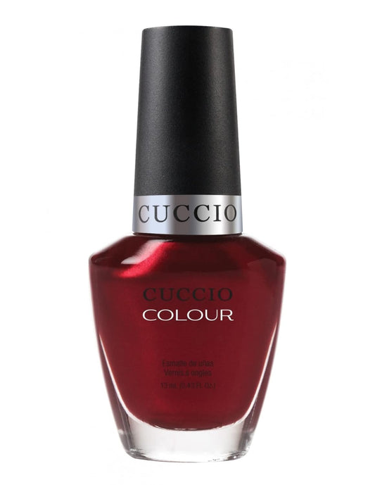 Cuccio Moscow Red Square | Glossy Rainbow Nail Polish | 13ml | Long Lasting, Glossy, Vegan | Paraben Free | No Yellowing | FREE from Harmful Chemicals