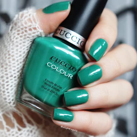 Cuccio Jakarta Jade | Glossy Rainbow Nail Polish | 13ml | Long Lasting, Glossy, Vegan | Paraben Free | No Yellowing | FREE from Harmful Chemicals