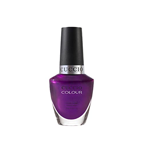 Cuccio Grape to See You | Glossy Nail Polish | 13ml | Long Lasting, Glossy, Vegan | Paraben Free | No Yellowing | FREE from Harmful Chemicals