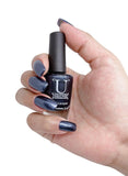 U Shine Wear my Denim |Navy Blue Shimmer |11ml |No Paraben, Nail Yellowing, Chipping, Cracking & Long Wear | Vegan & FREE from Harmful Chemicals