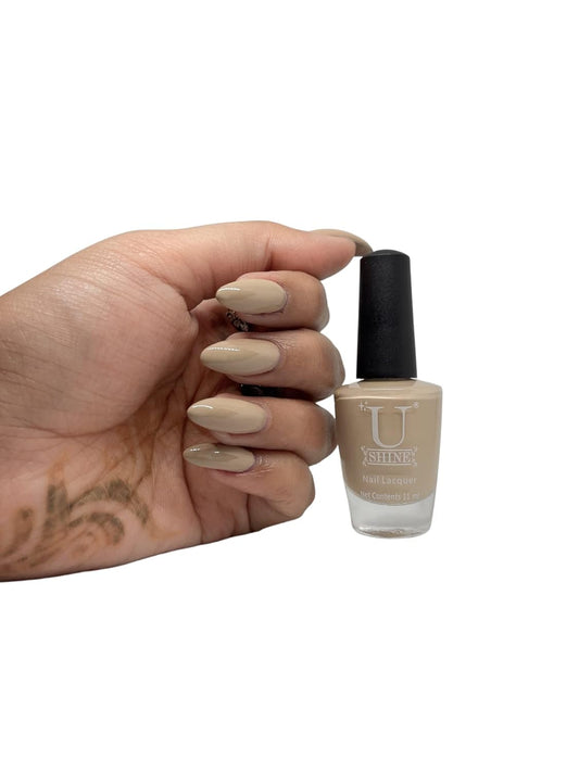 U Shine Desert Safari |Coffee Brown Nude |11ml |No Paraben, Nail Yellowing, Chipping or Cracking & Long Wear | Vegan & FREE from Harmful Chemicals